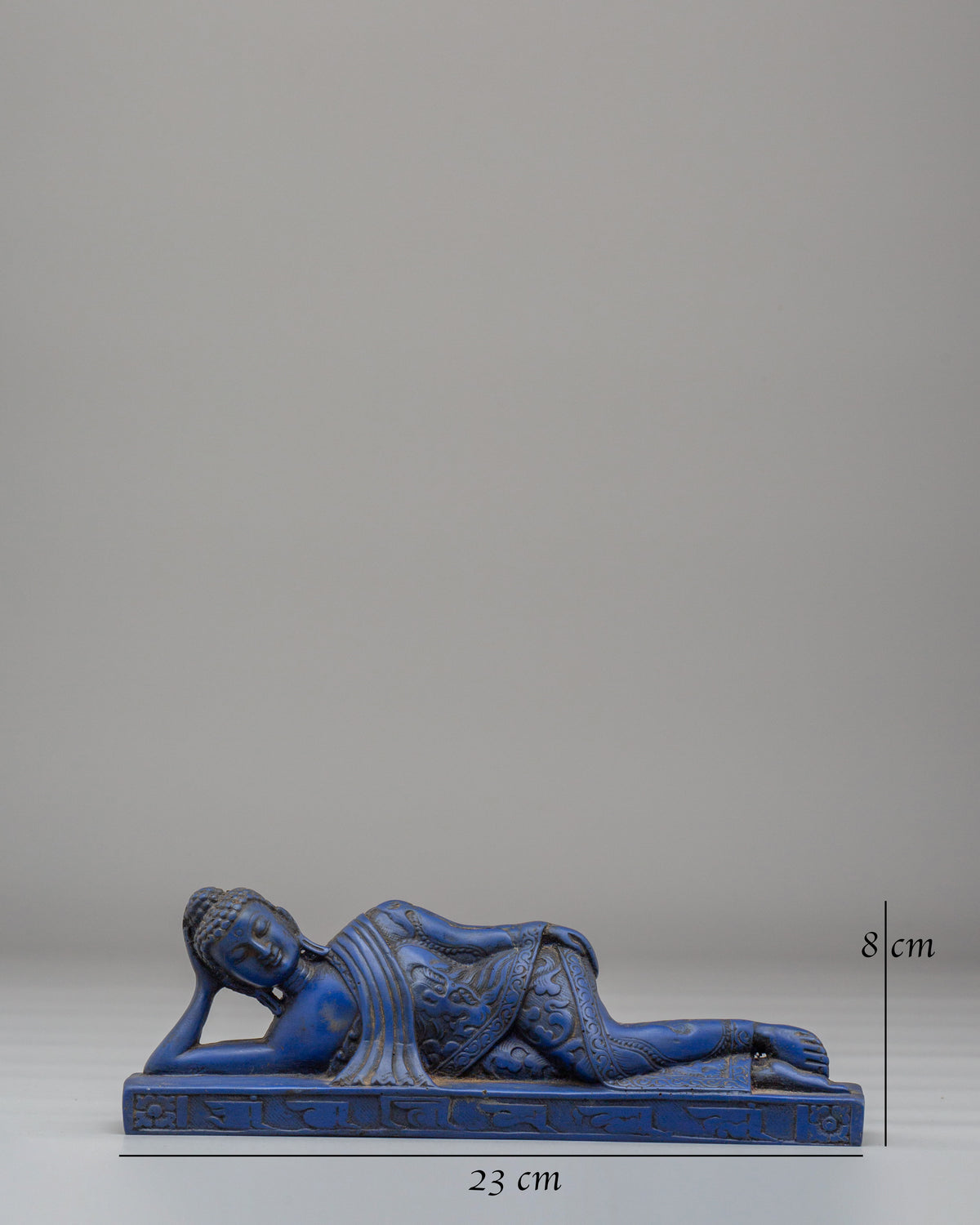 Handcrafted Reclining Buddha Statue | Himalayan Shrine and Meditation Art