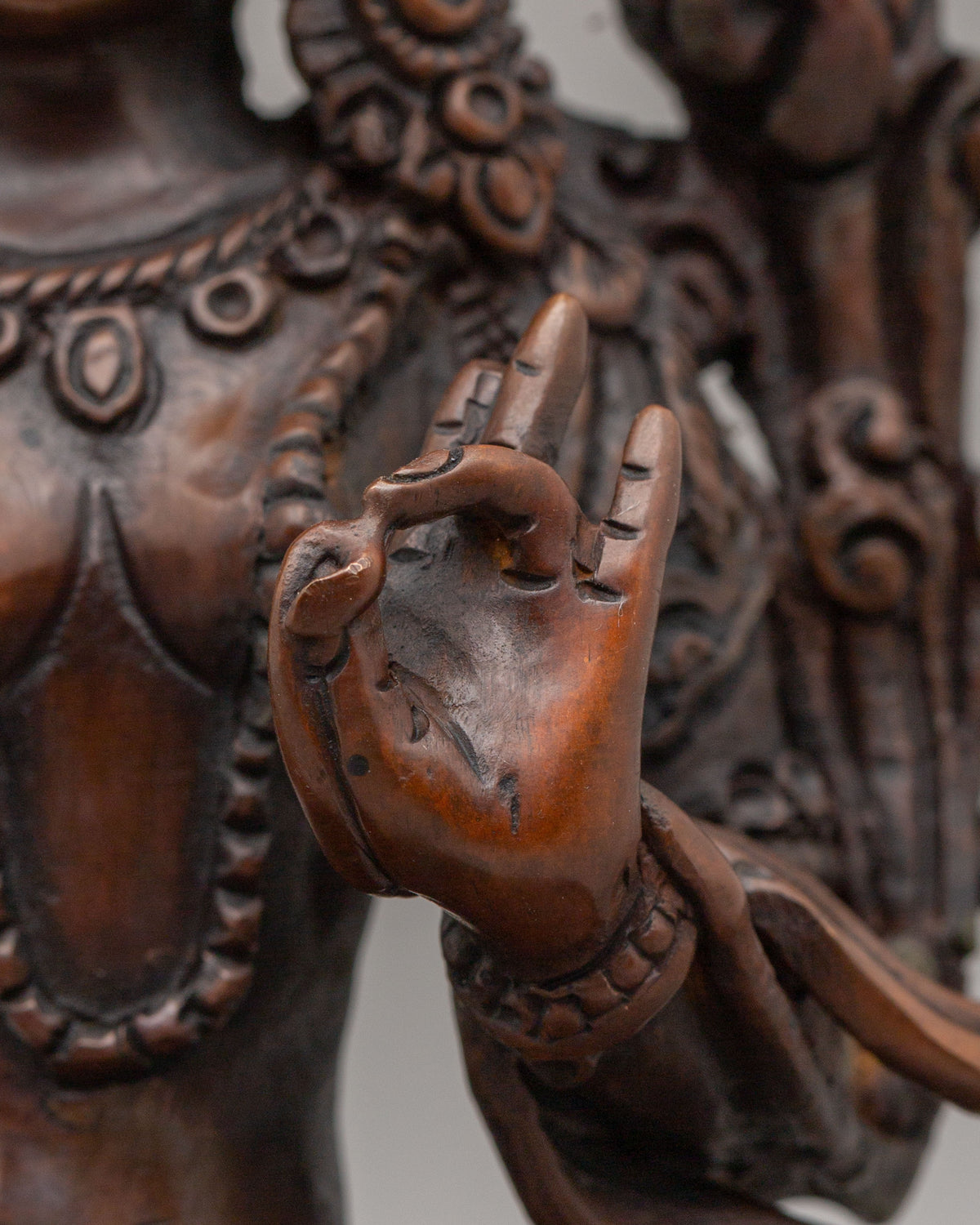 Traditional Buddhist Green Tara Statue | Symbol of Compassion and Protection