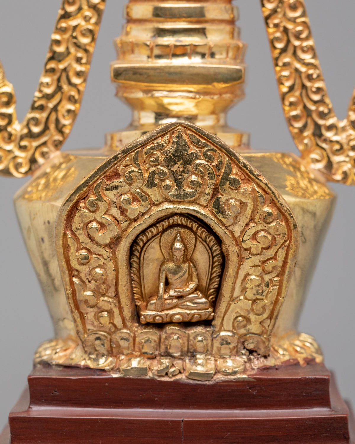 Traditional Tibetan Enlightenment Stupa | Symbol of Spiritual Awakening