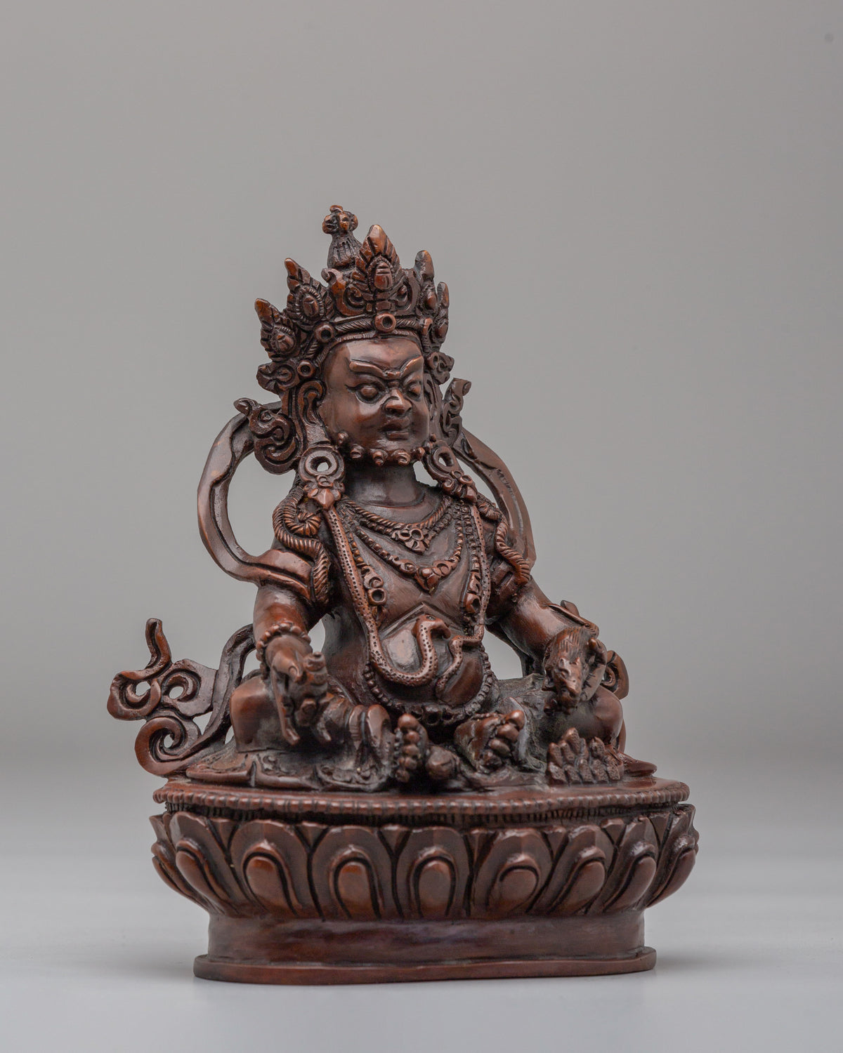 Tibetan Wealth Deity Dzambhala Sculpture | Symbol of Prosperity