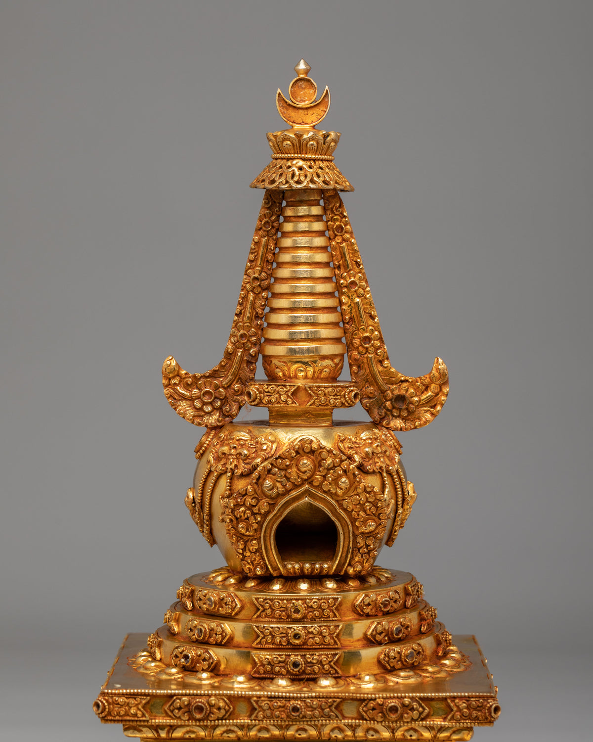 Handmade Buddhist Namgyal Chorten Stupa | Spiritual Home Decor