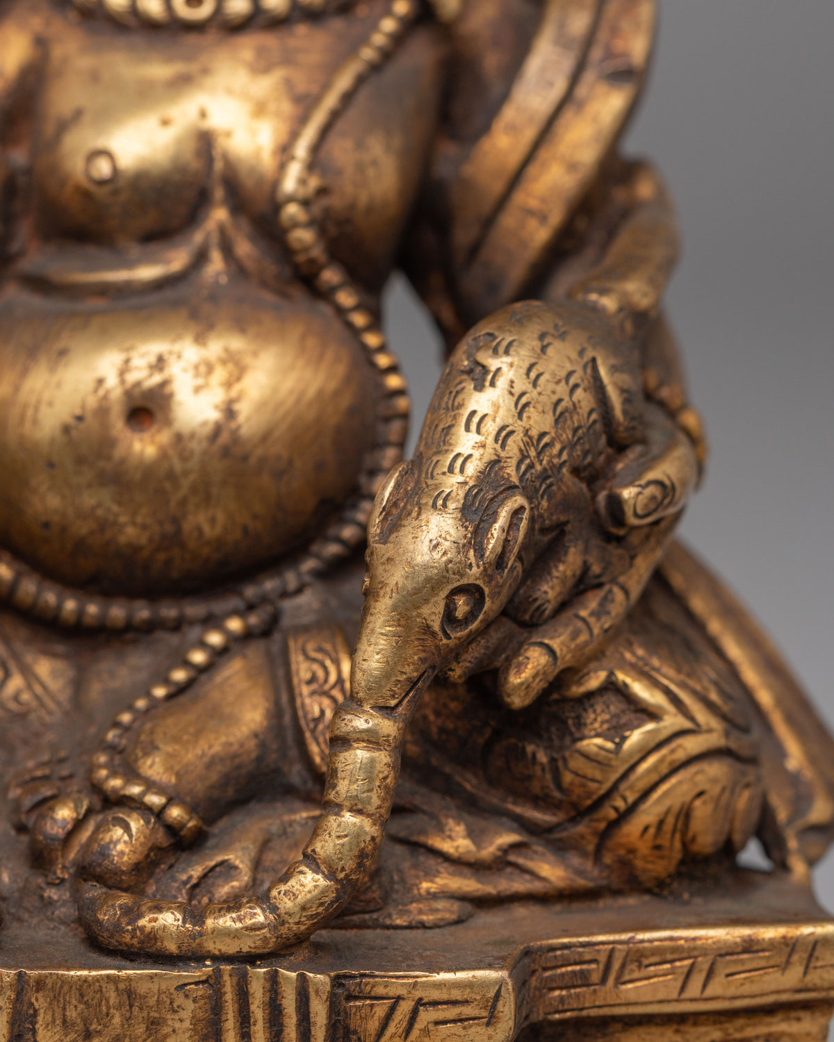 Tibetan Dzambhala Wealth God Statue | Abundance & Prosperity Decor