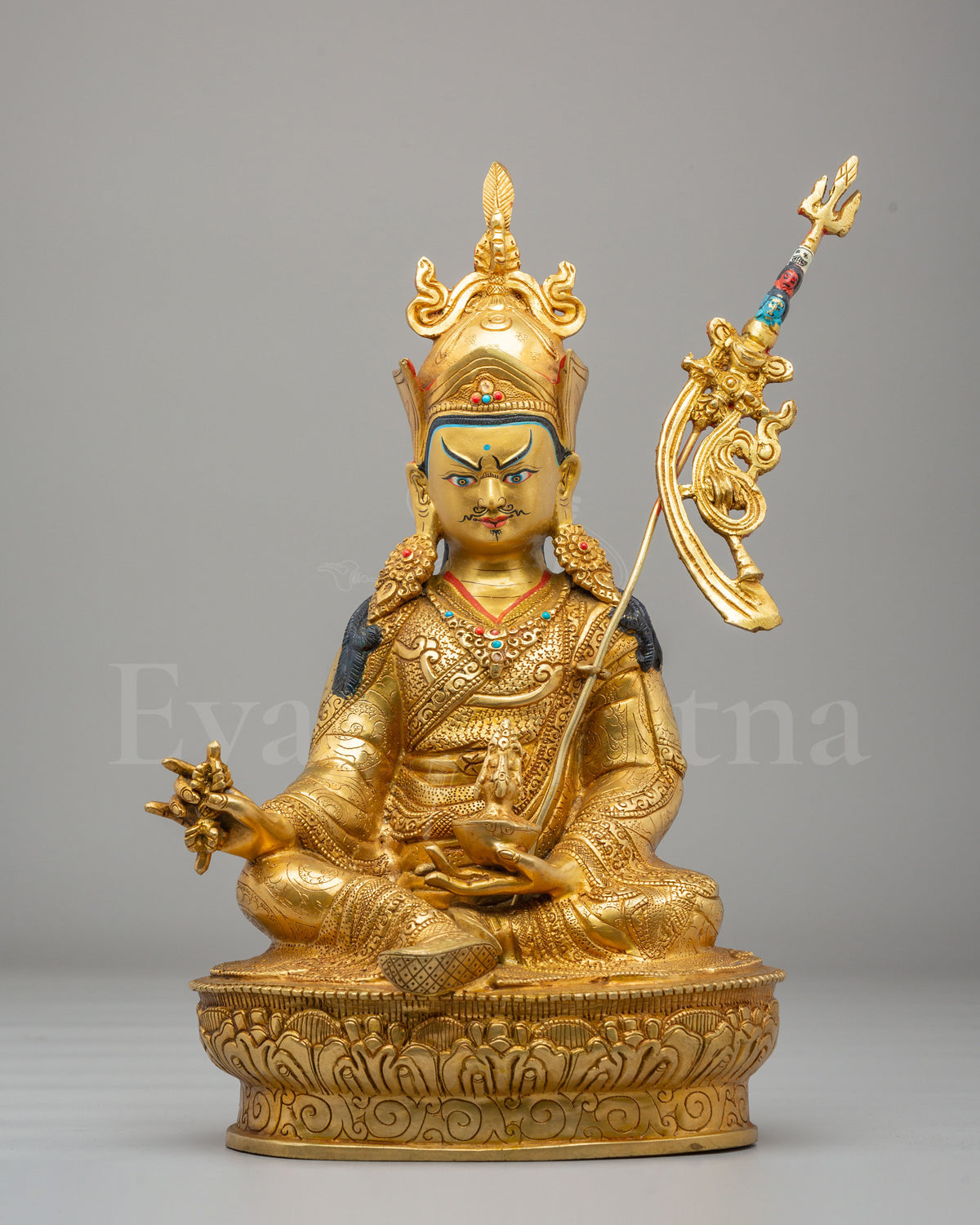 Guru Rinpoche Statue for Buddhist Shrine 