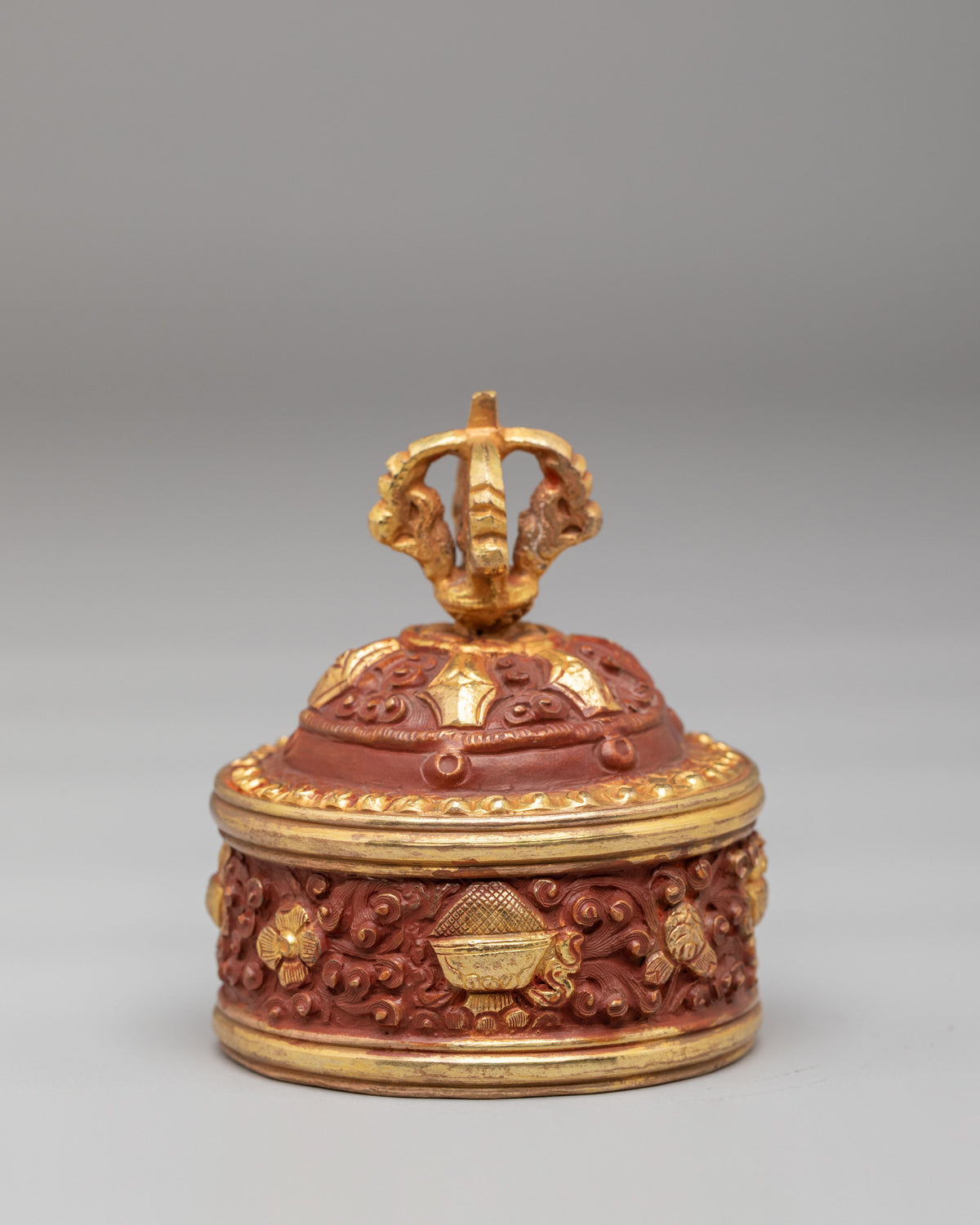 Traditional Tibetan Dhupur Rice Pot | Sacred Offering Vessel for Rituals