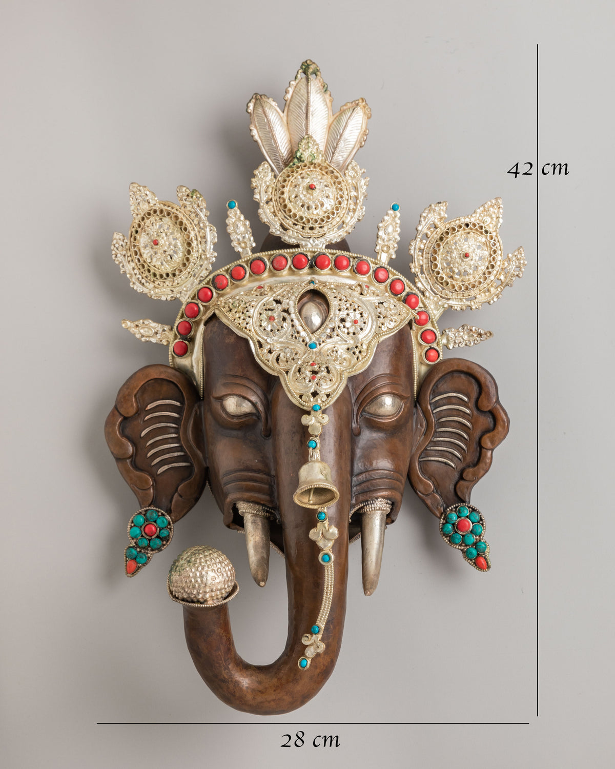 Ganesha Elephant Head Wall Hanging | Spiritual Art for Home Decor