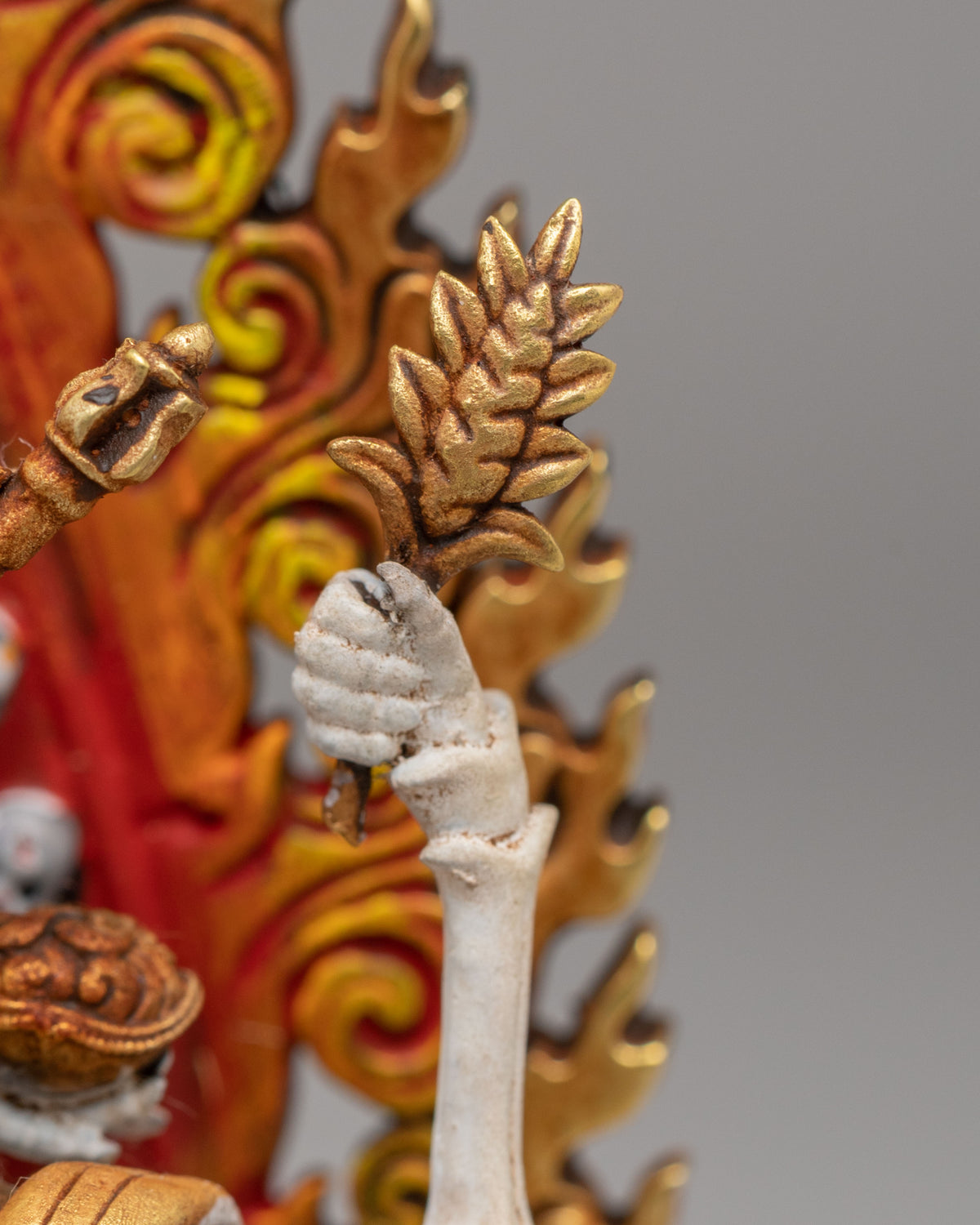 Vajrayana Chittipati Protector Statue | Tibetan Tantric Deity Sculpture for Altar Decor