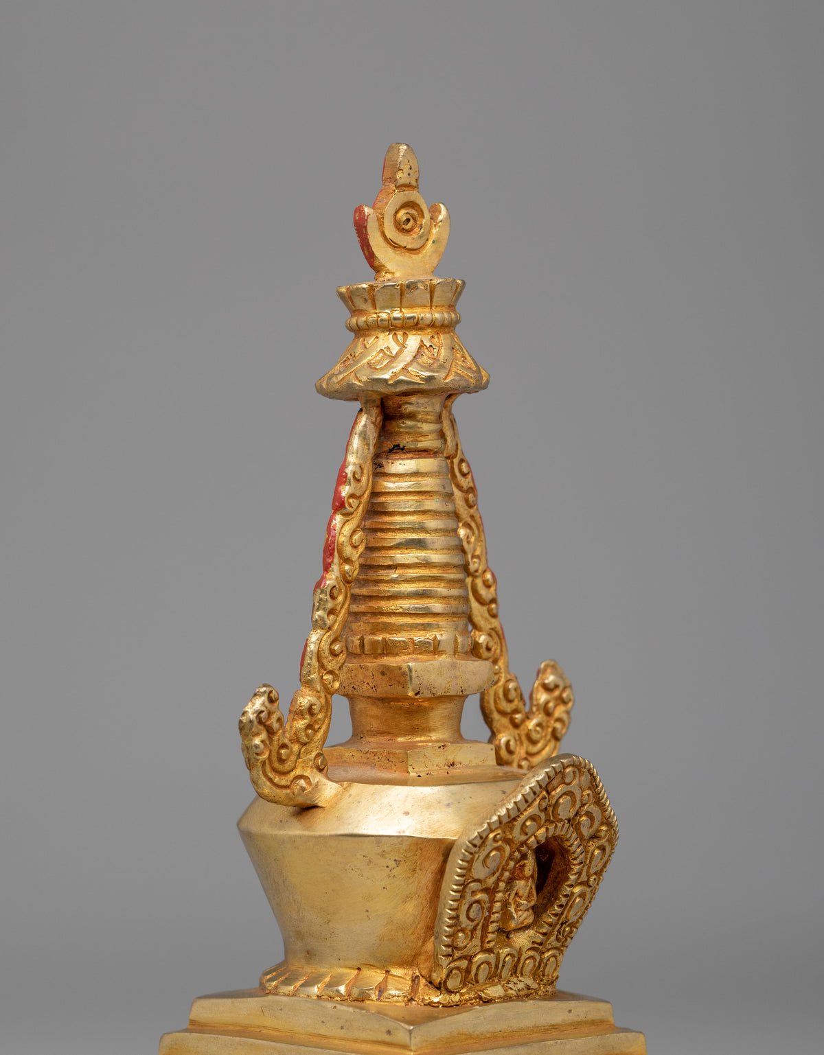Traditional Tibetan Enlightenment Chorten | Symbolic Spiritual Monument