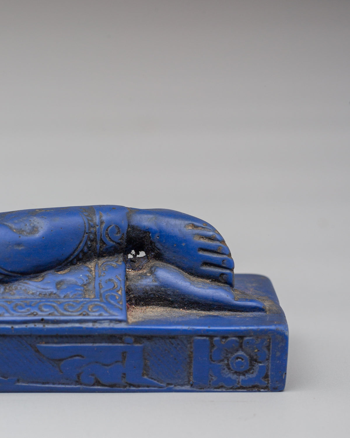 Handcrafted Reclining Buddha Statue | Himalayan Shrine and Meditation Art