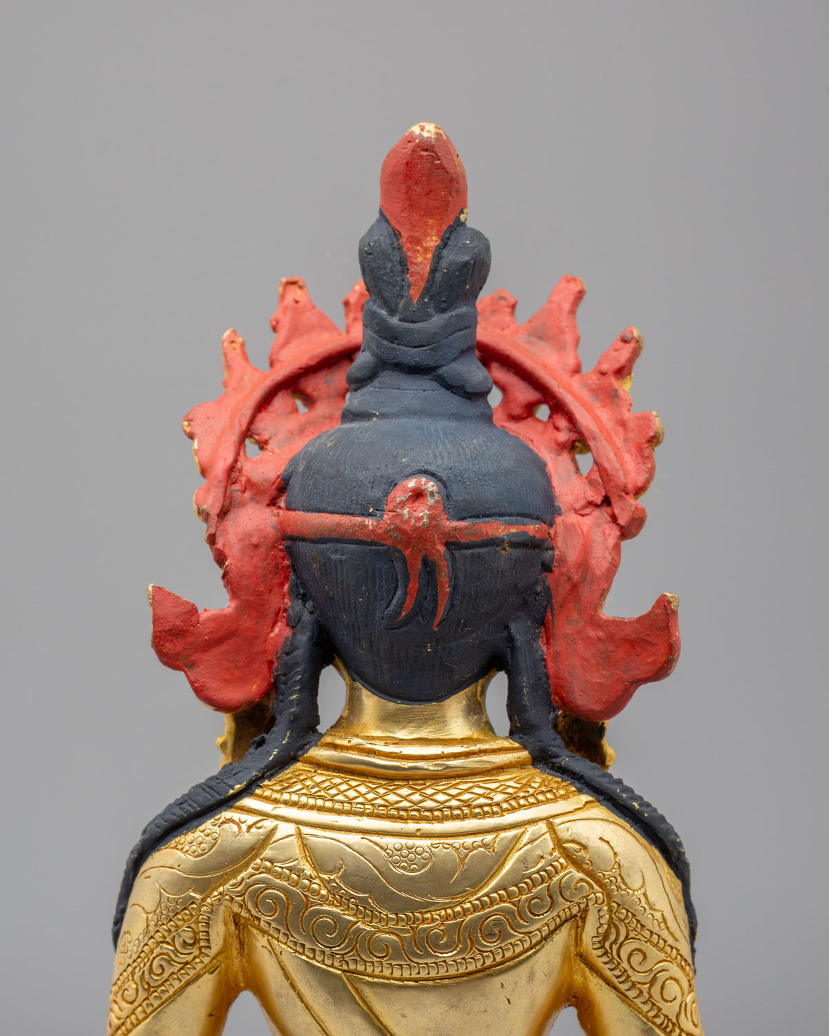 Sacred Amitayus Buddhist Statue | Traditional Handmade Artwork