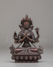 Chenrezig Statue for Buddhist Altar 