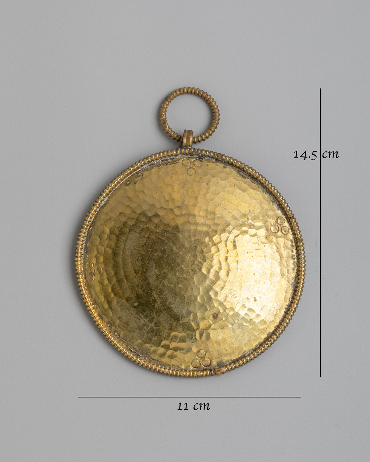 Tibetan Melong Mirror for Buddhist Practice | Bronze Ritual Artwork