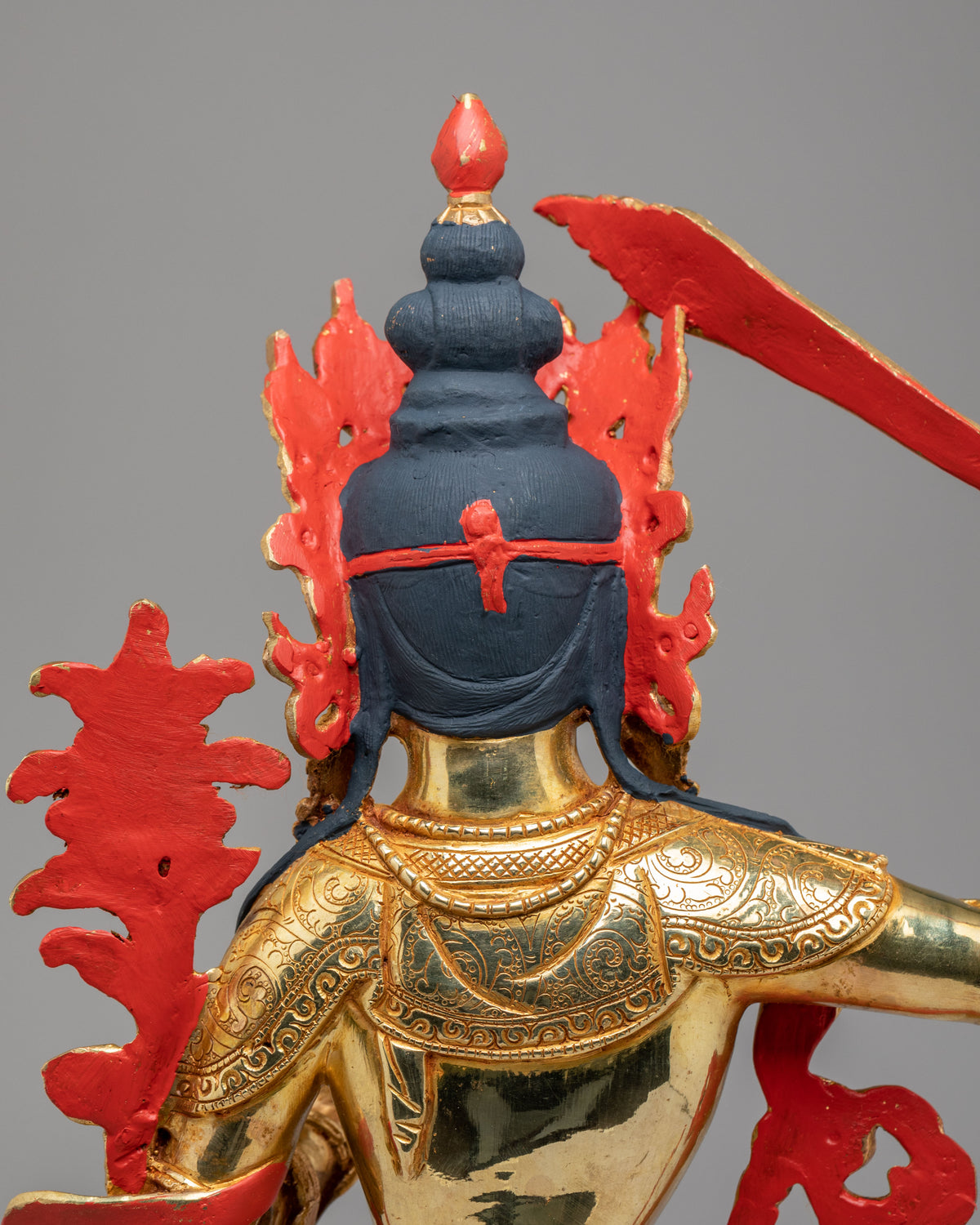 Himalayan Buddhist Manjushri Sculpture | Bodhisattva of Transcendent Wisdom