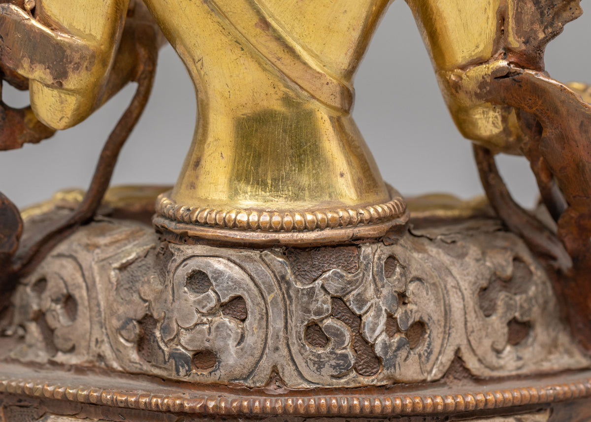Seven-Eyed Altar White Tara Statue | A Symbol of Compassion and Healing