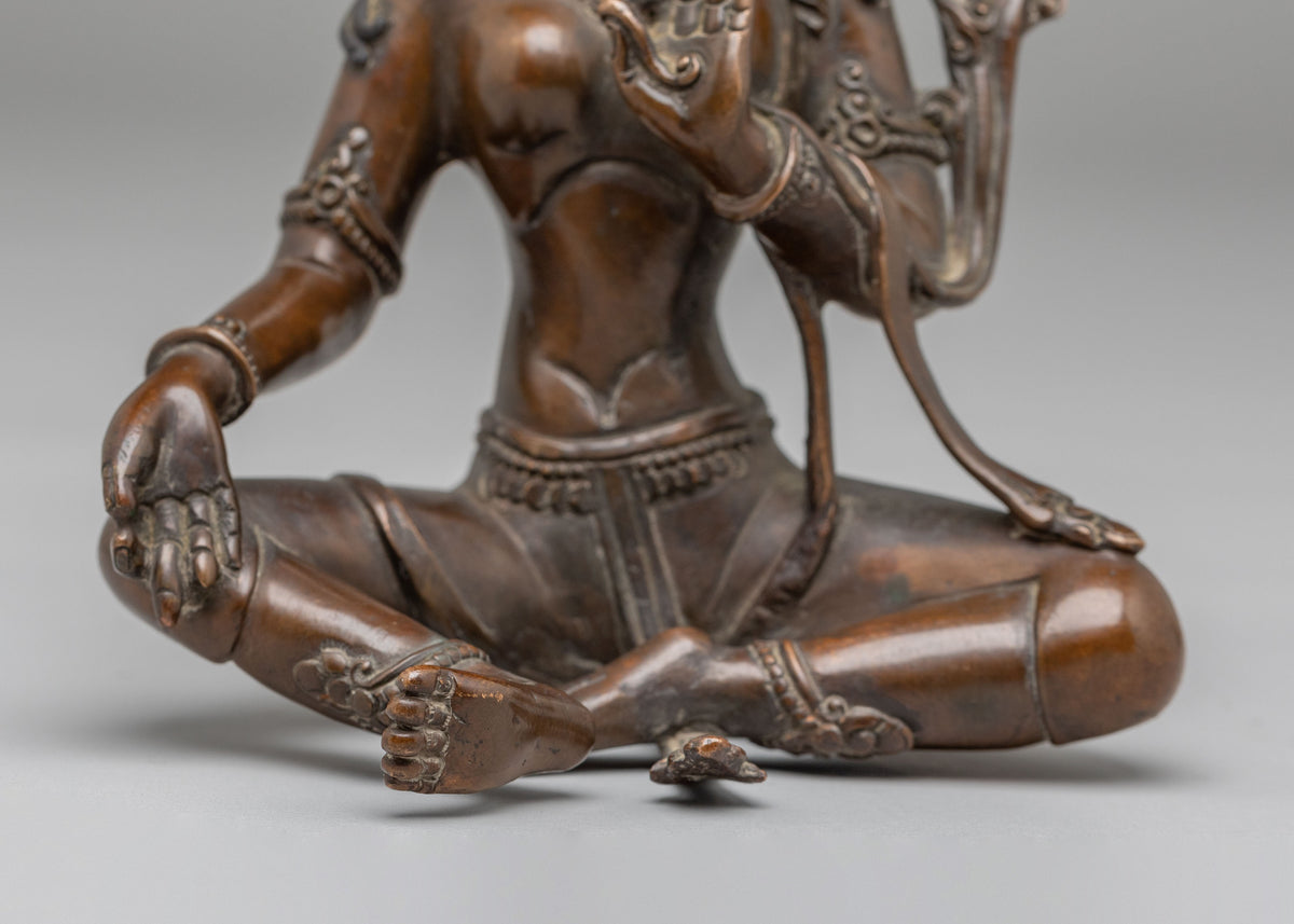 Buddhist Altar Green Tara Sculpture | Symbol of Compassion