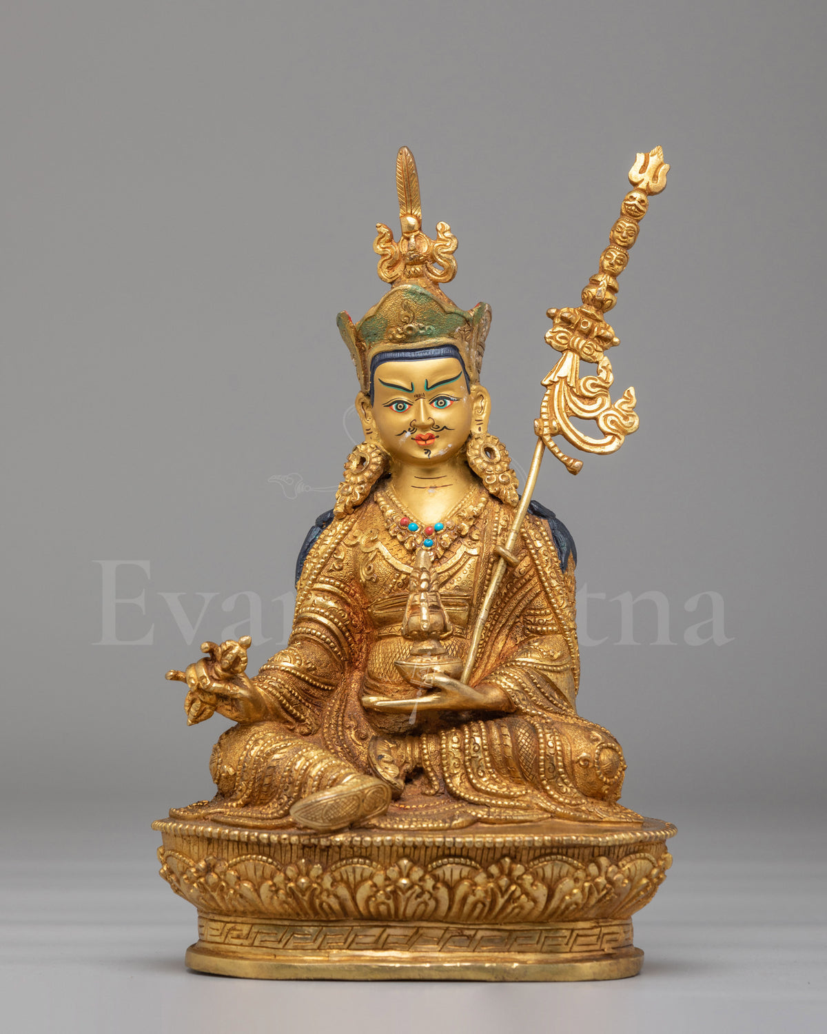 Himalayan Guru Rinpoche Buddhist Statue