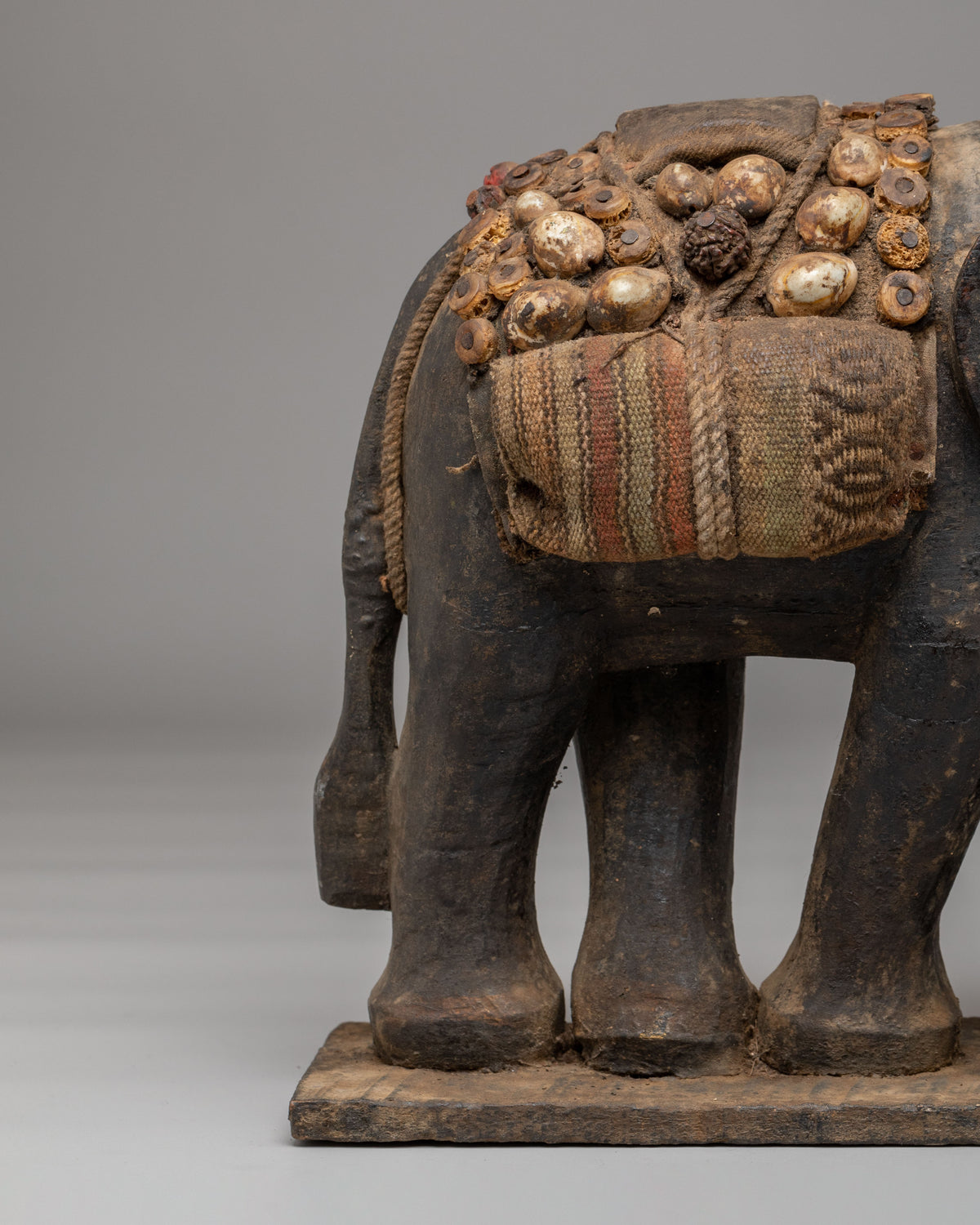 Elephant Wood Carving Statue | Perfect for Home Decor