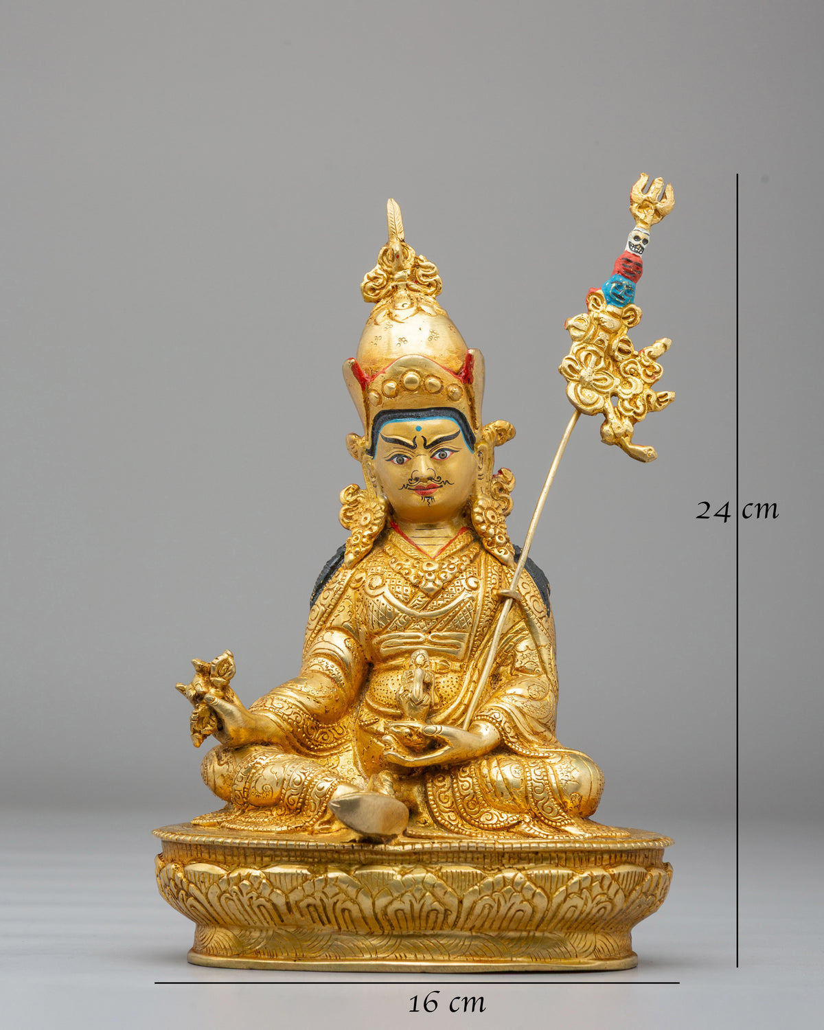 Spiritual Master Padmasambhava Statue | Traditional Himalayan Artwork
