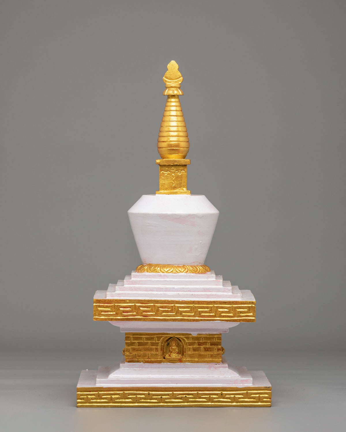 Buddhist Enlightenment Stupa for Altar | Sacred Tibetan Spiritual Art