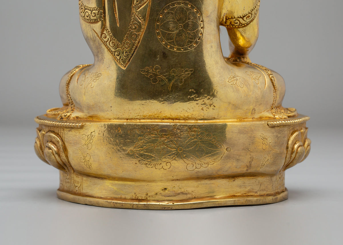 Historical Gautama Buddha Statue | Himalayan Artwork for Spiritual Practice