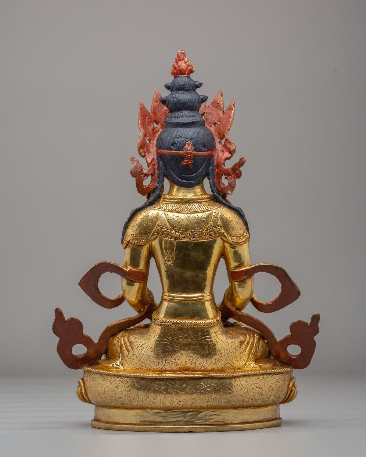 Sacred Amitayus Buddhist Sculpture | Tibetan Buddhist Artwork
