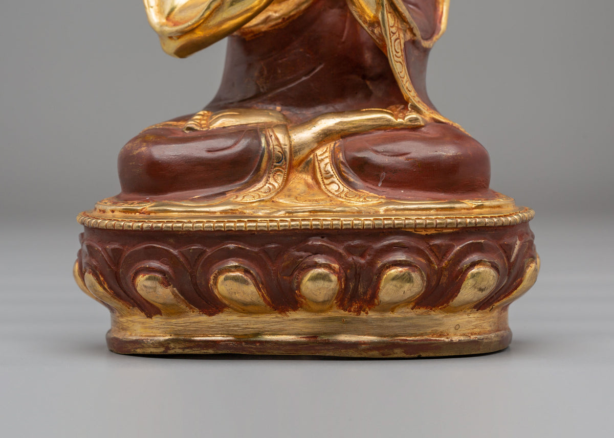 Lama Je Tsongkhapa Sculpture | Himalayan Tibetan Artwork