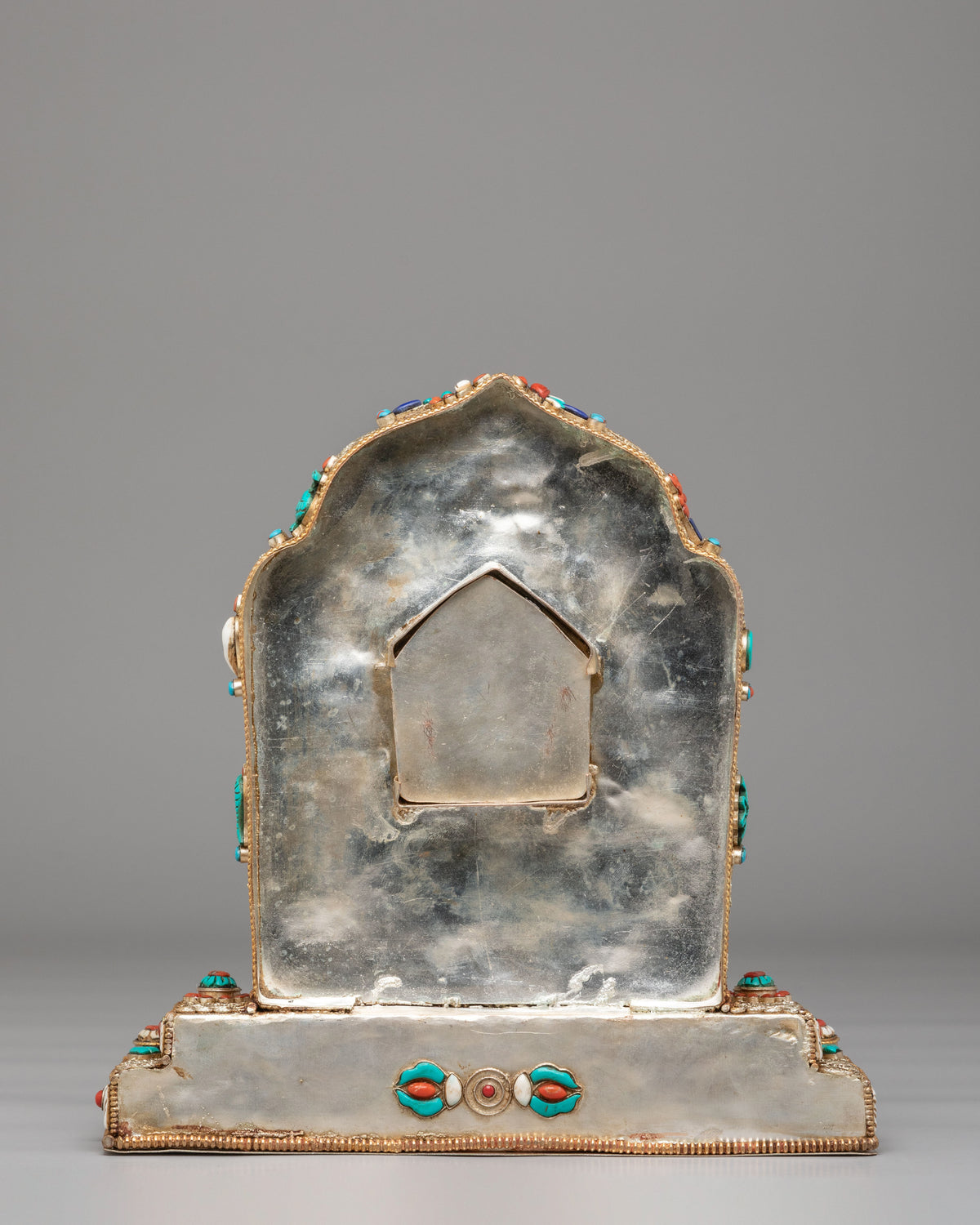 Tibetan Buddhist Ghau Shrine Box | Sacred Tibetan Offering Box