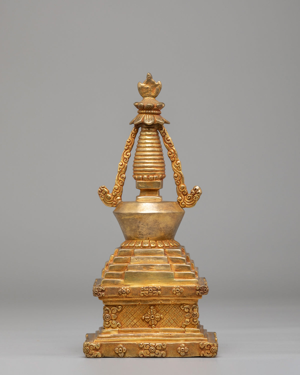Sacred Descent From Heaven Stupa | Tibetan Buddhist Stupa