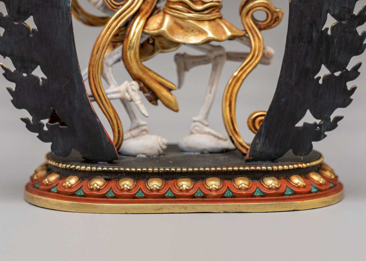 Vajrayana Chittipati Protector Statue | Tibetan Tantric Deity Sculpture for Altar Decor