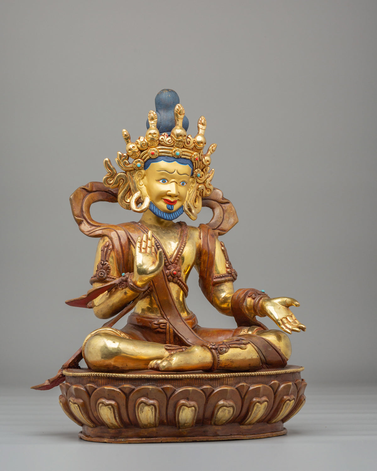 Mahasiddha Naropa Buddhist Sculpture | Handmade Tibetan Art