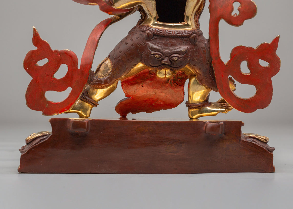 Vajrapani Buddhist Protector Sculpture | Symbol of Power and Protection