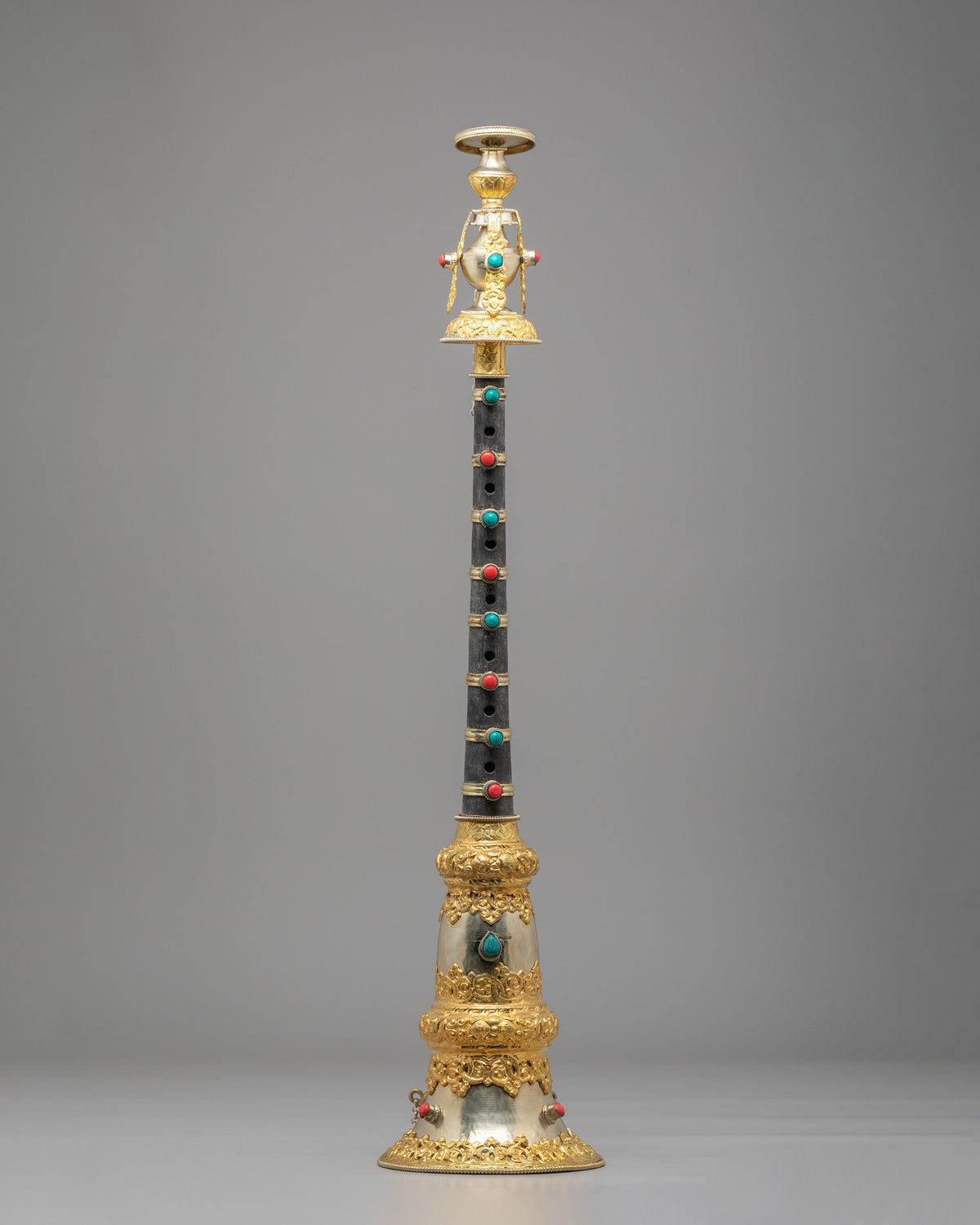Buddhist Ceremonial Gyaling Set | Sacred Tibetan Ritual Instrument