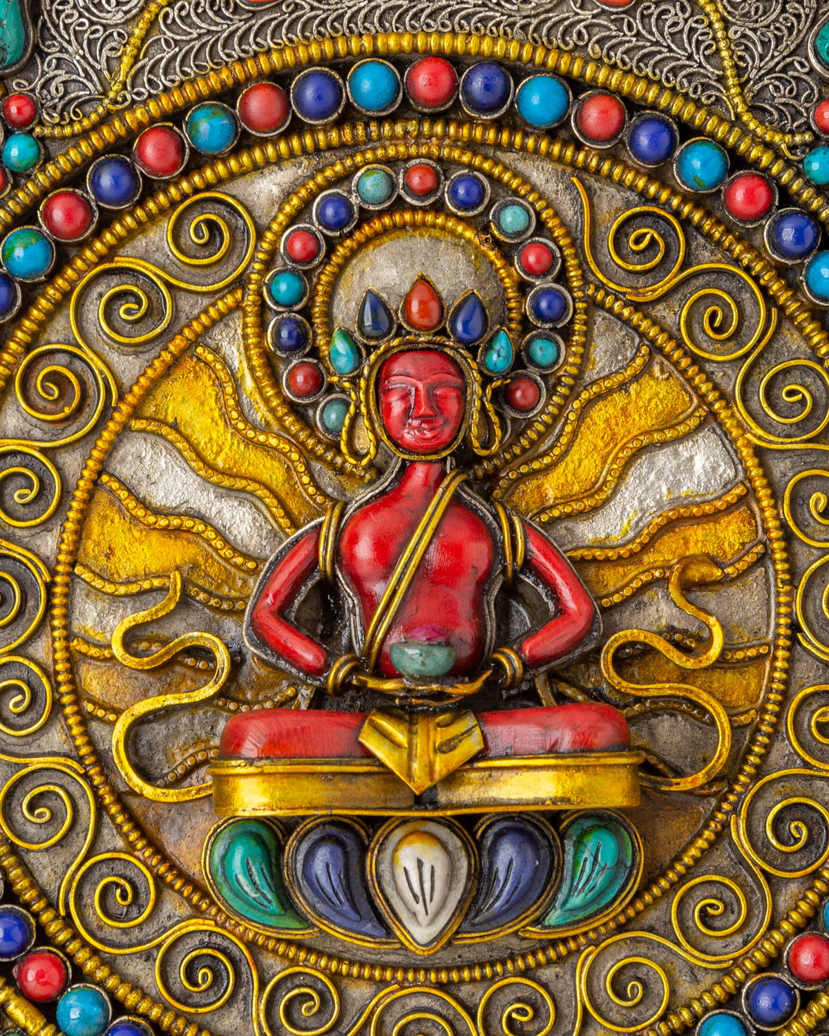 Amitayus Mandala Decor | Handcrafted Spiritual Artwork