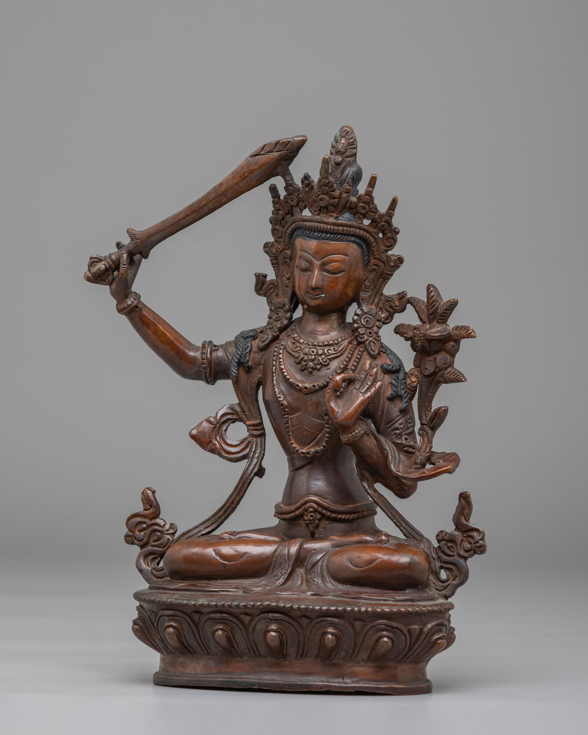 Sacred Manjushri Wisdom Buddha Statue | Symbol of Enlightenment
