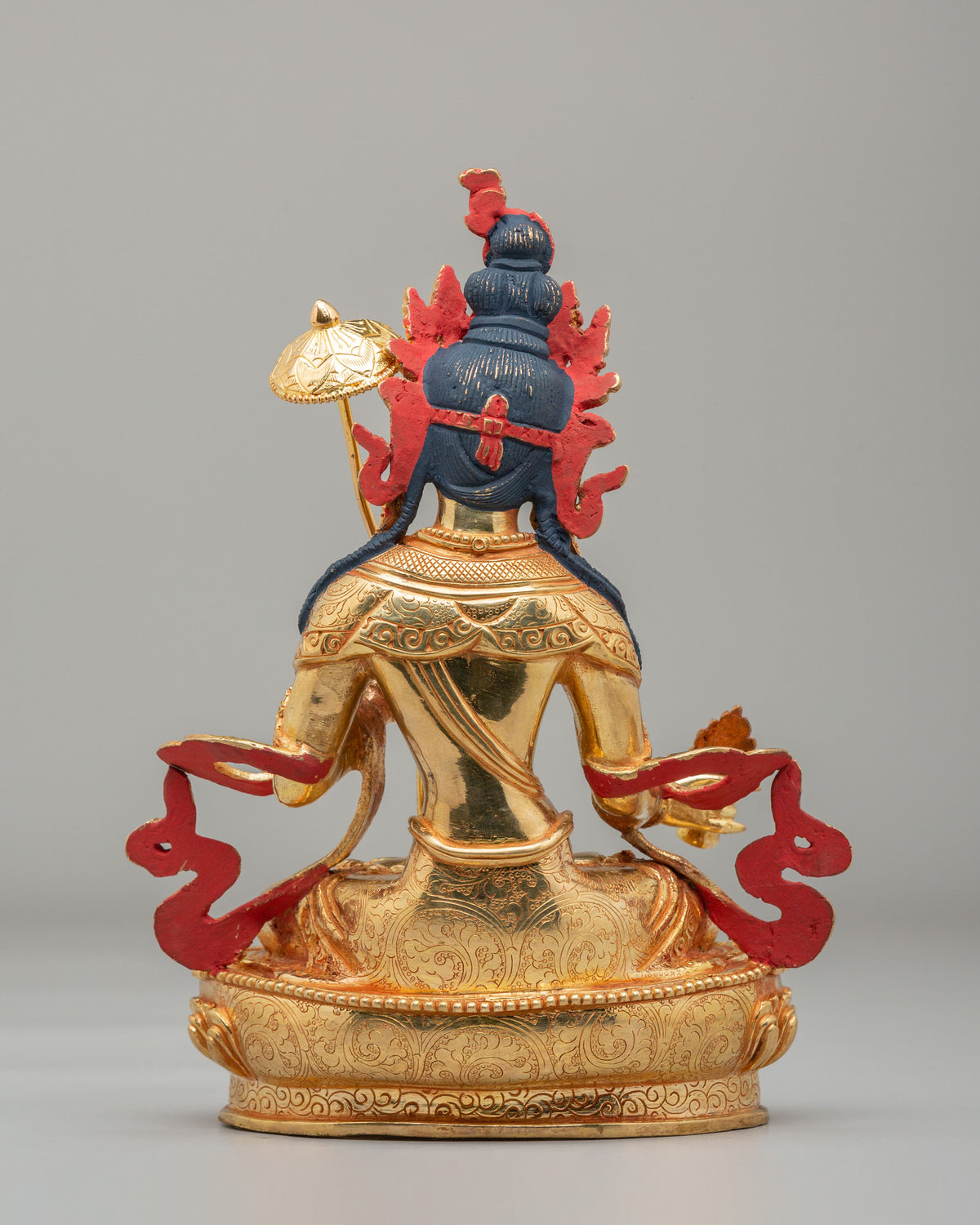 Himalayan Dukar Altar Sculpture | Tibetan Protector Deity Figurine