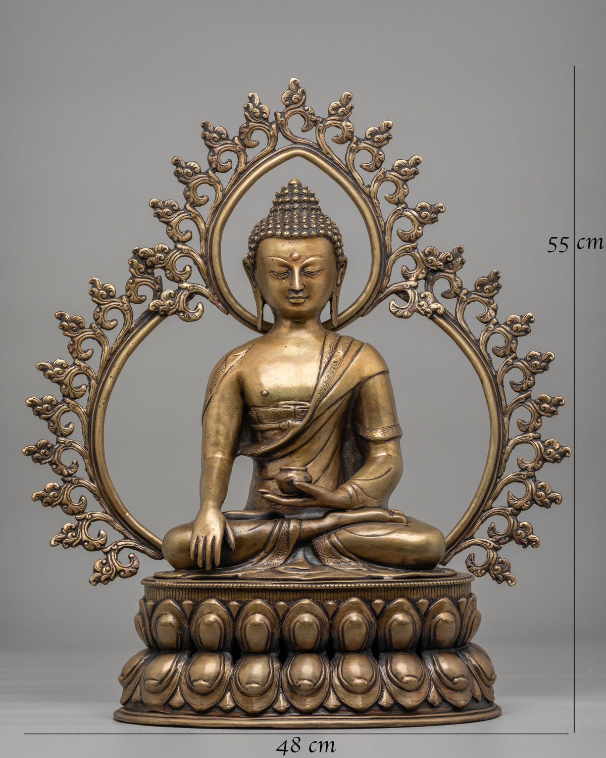 Shakyamuni Buddha Sacred Buddhist Statue | Handcrafted Figurine for Altar Decor