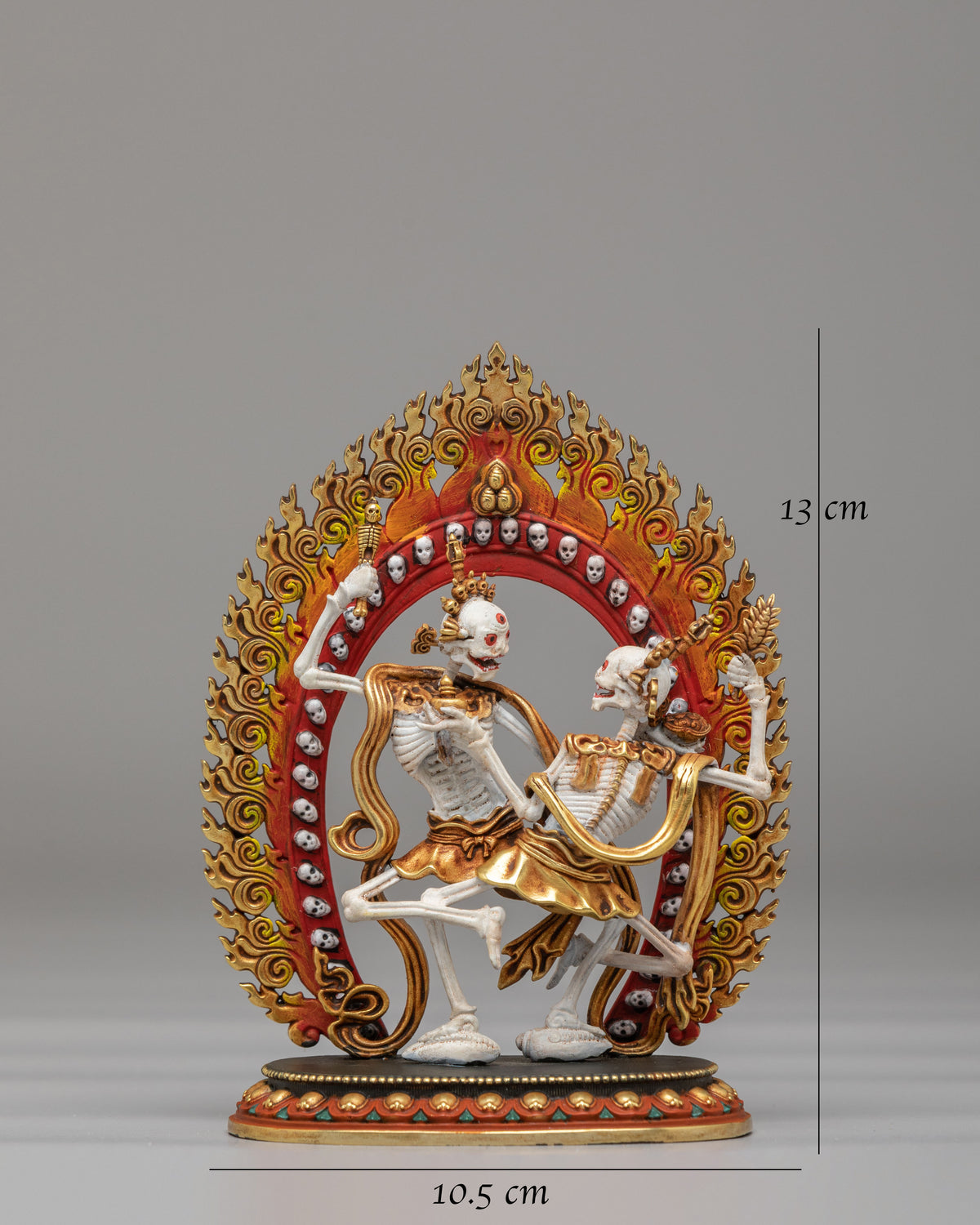 Vajrayana Chittipati Protector Statue | Tibetan Tantric Deity Sculpture for Altar Decor