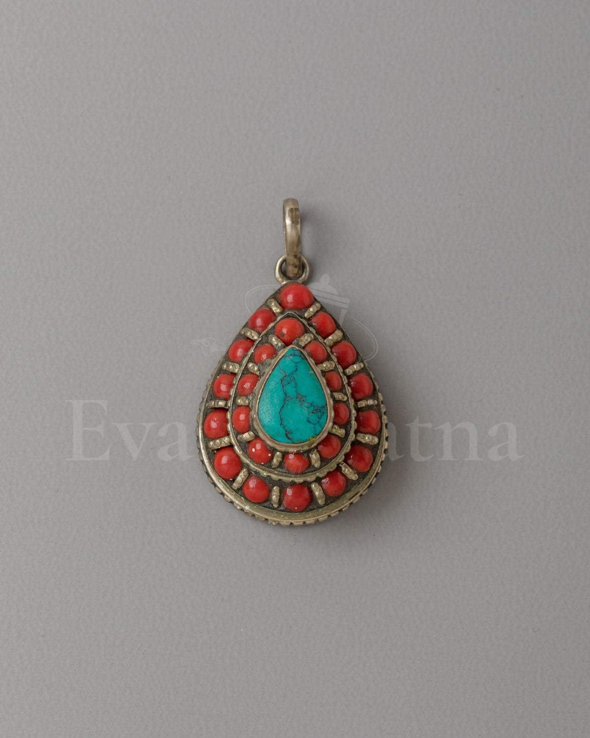 Handcrafted Tibetan Ghau Pendant  