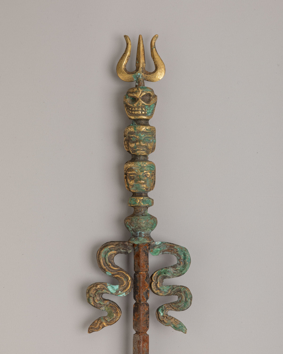 Tibetan Khatvanga for Ritual Practice | Handcrafted Vajrayana Tantric Tool