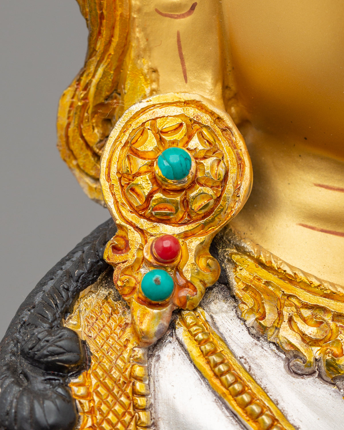 Vajrasattva Buddhist Purification Statue | Traditional Tibetan Artwork