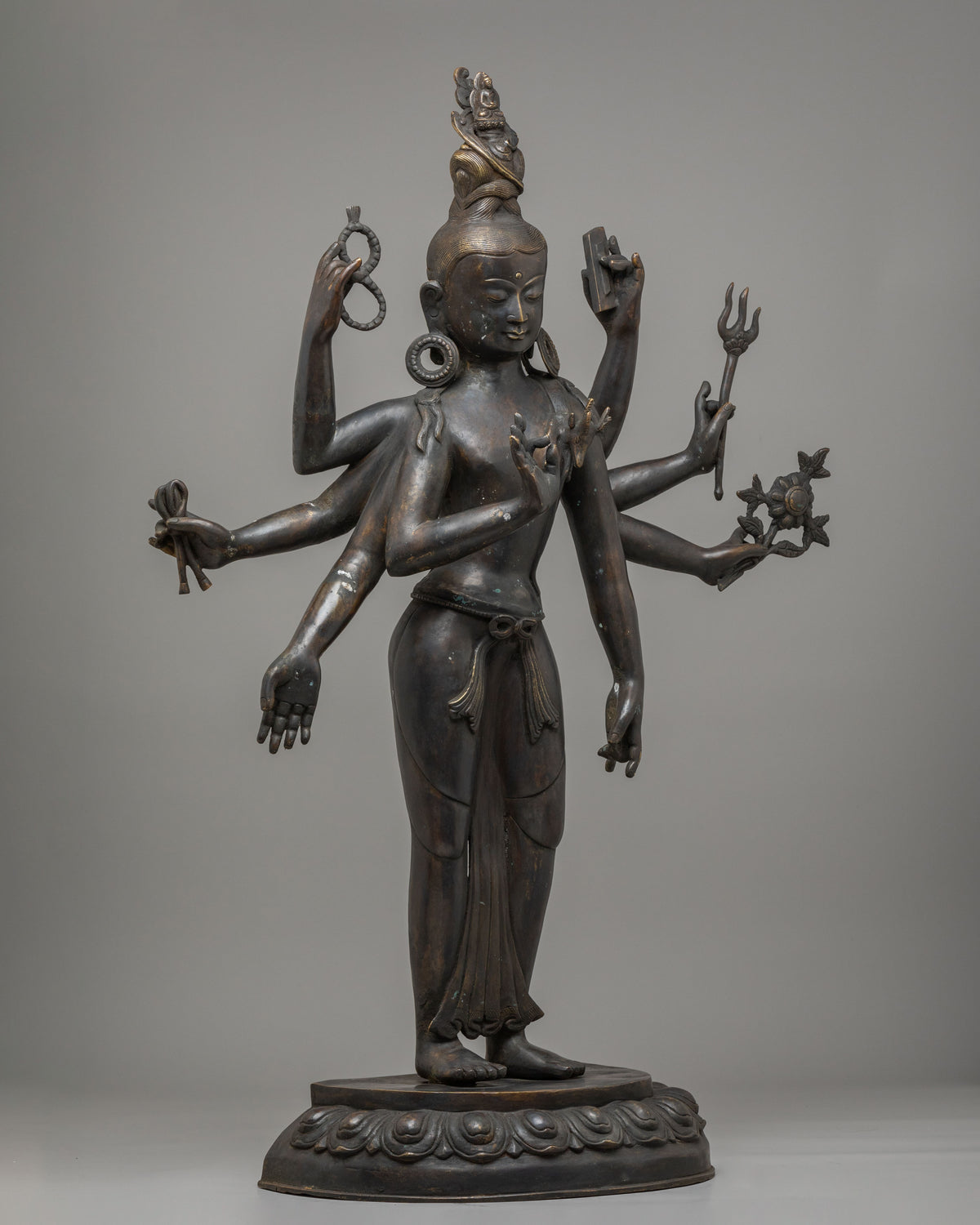Sacred Bodhisattva Lokeshwor Statue | Exclusive Tibetan Spiritual Art