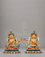 Yeshe Tsogyal & Mandarva Statue