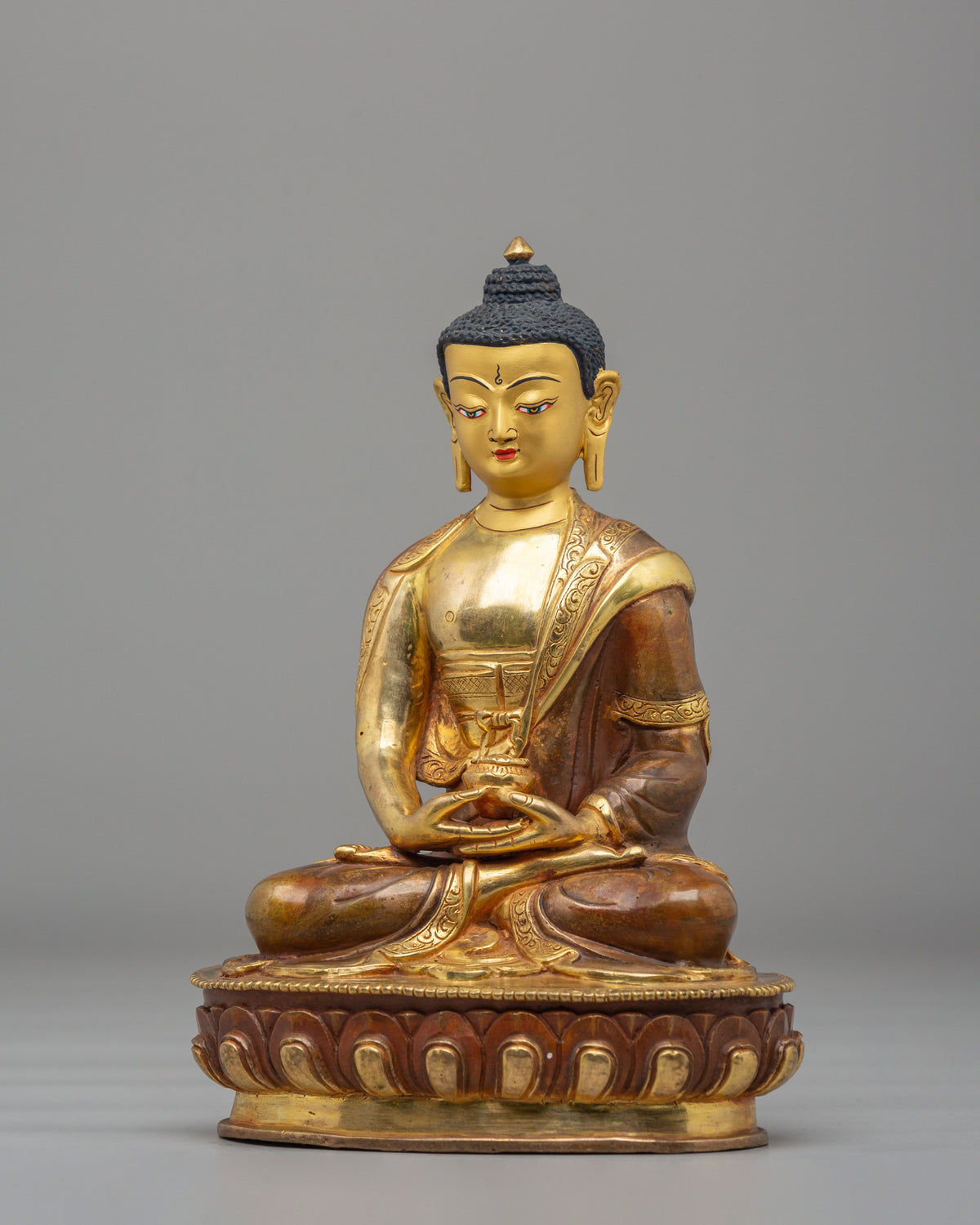 Handmade Amitabha Buddha Sculpture | Tibetan Art for Meditation