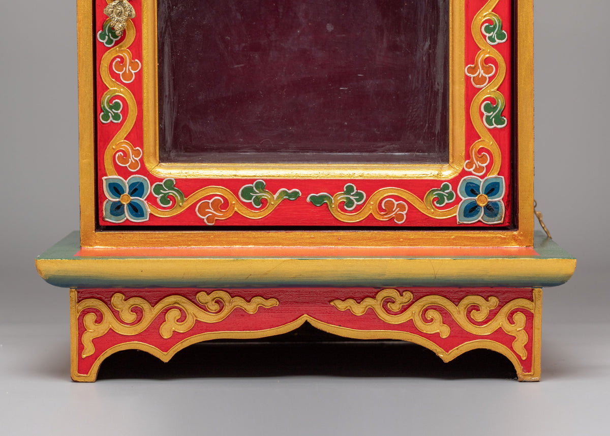 Spiritual Shrine Altar Box | Sacred Storage Chest for Home Decor