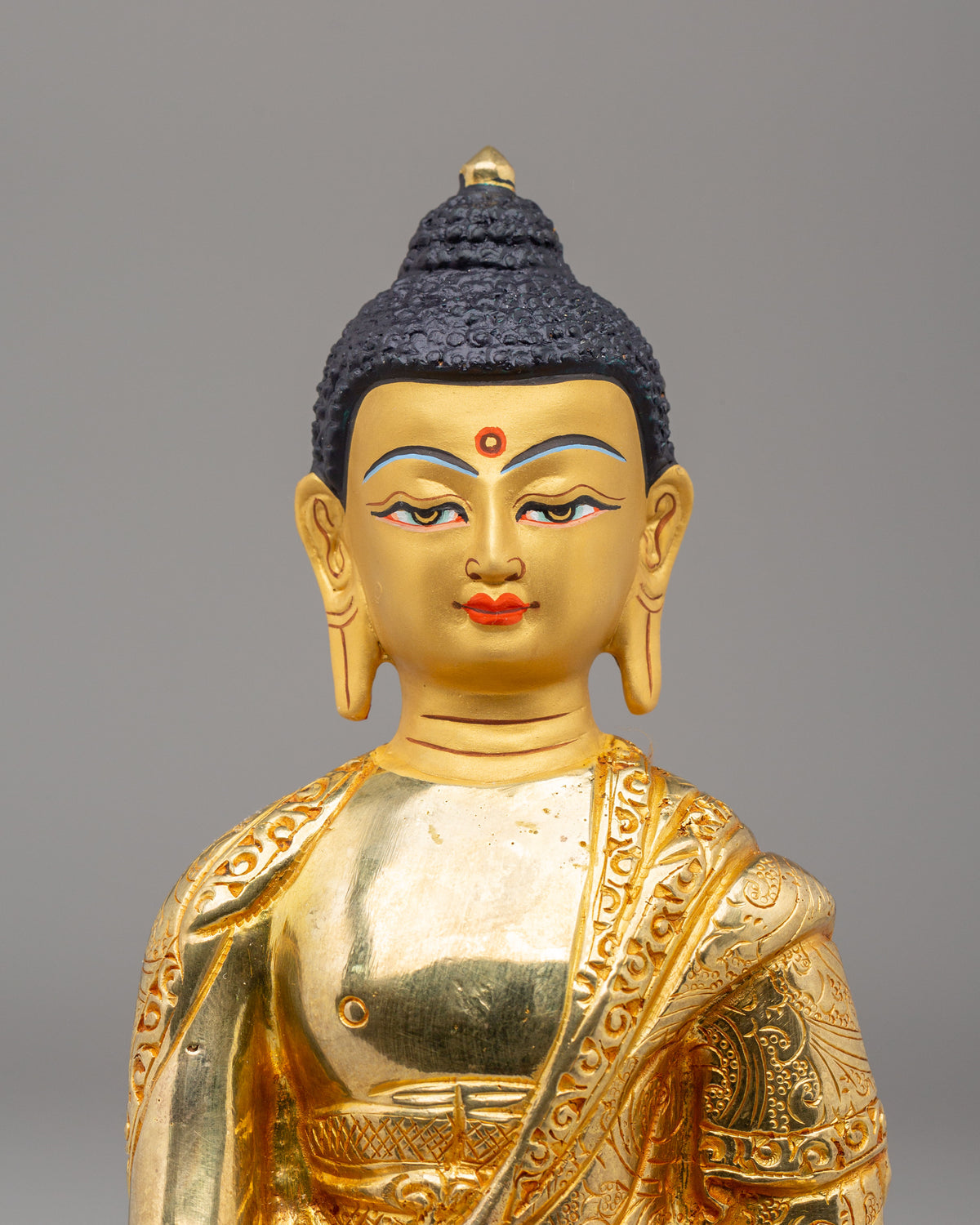 Tibetan Namo Shakyamuni Buddha Statue | Spiritual Home Decor