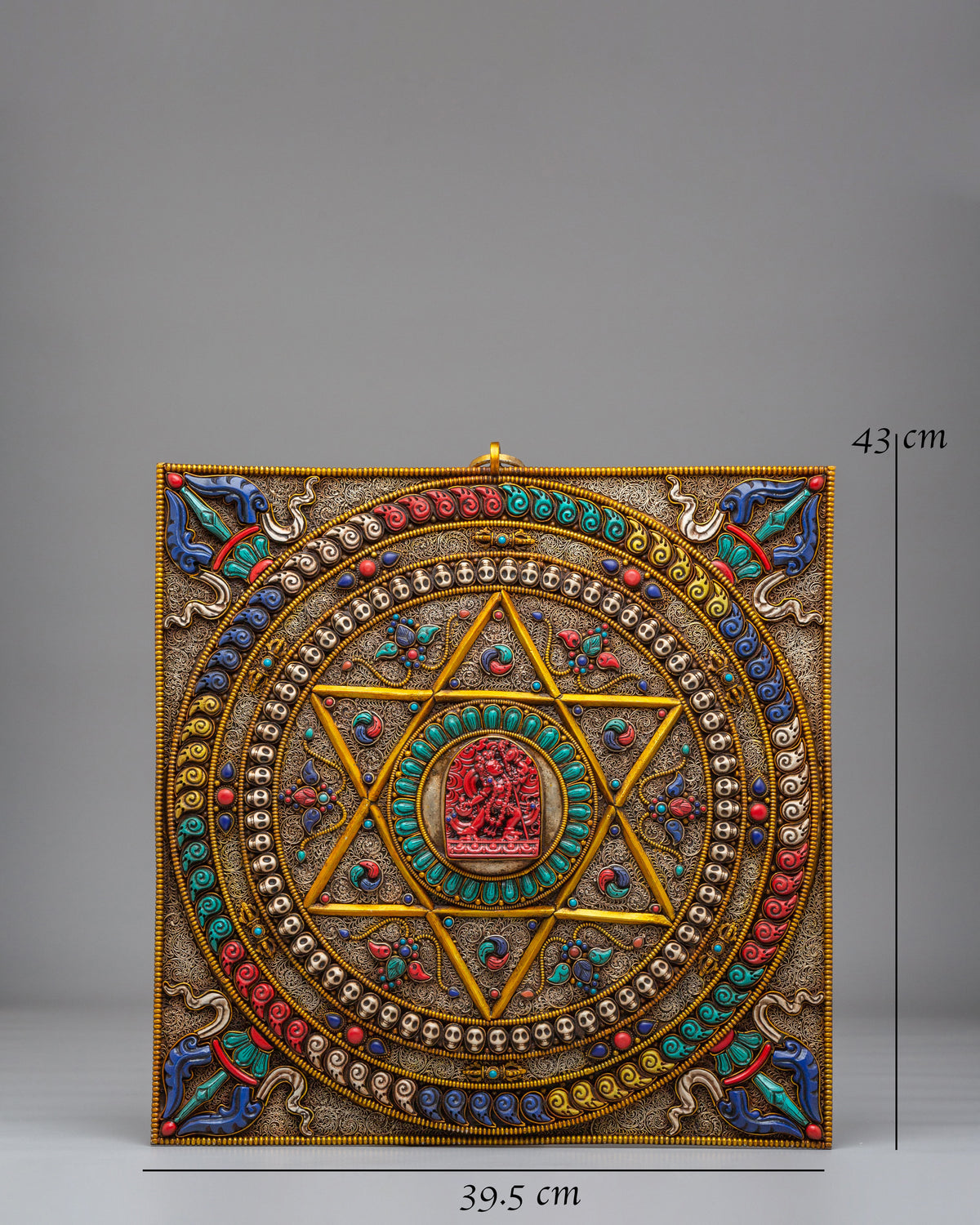 Vajrayogini Buddhist Mandala Wall Decor | Spiritual Altar Decor