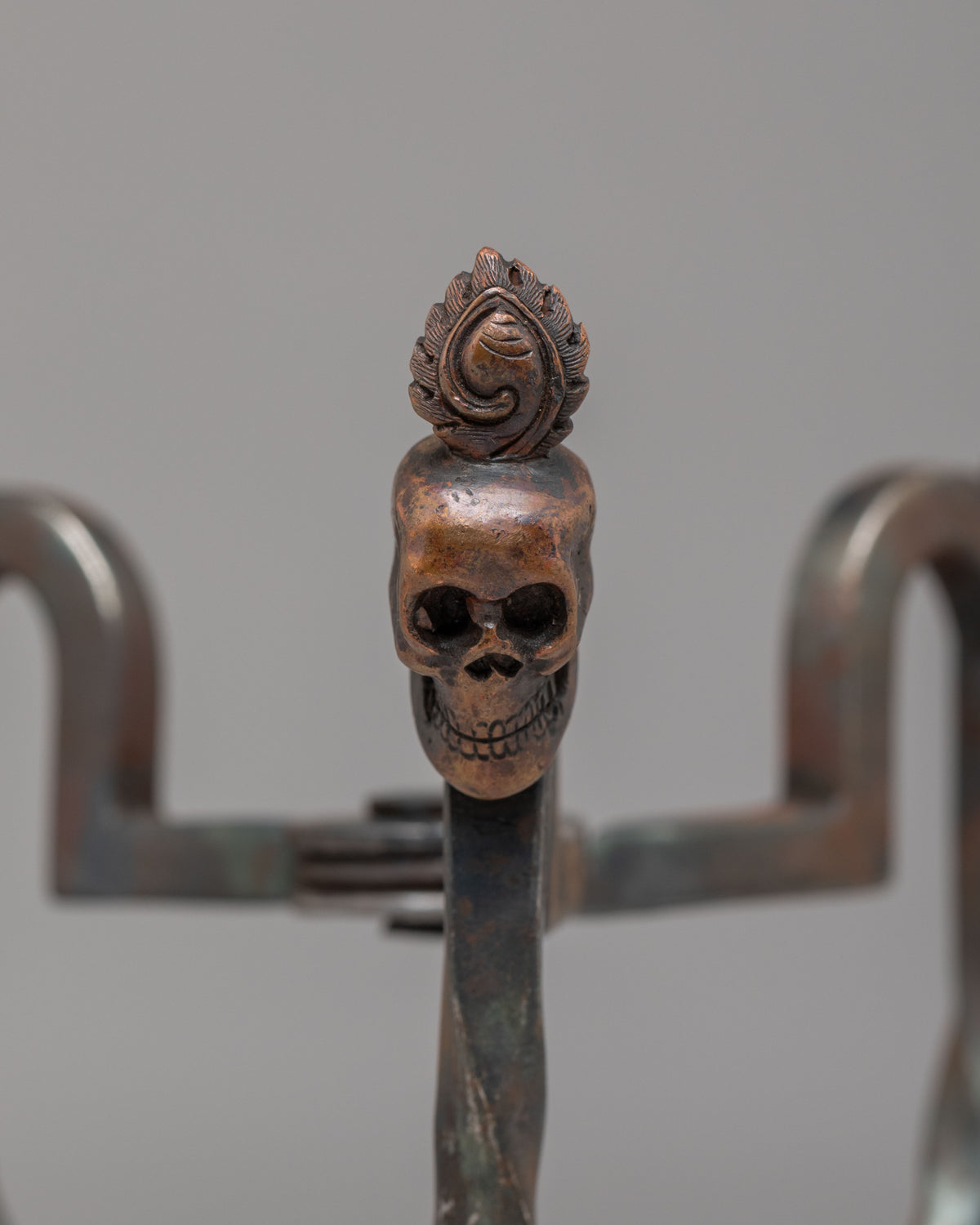 Himalayan Ritual Kapala With Stand | Traditional Skull Cup