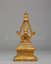 Handcrafted Enlightenment Altar Chorten 