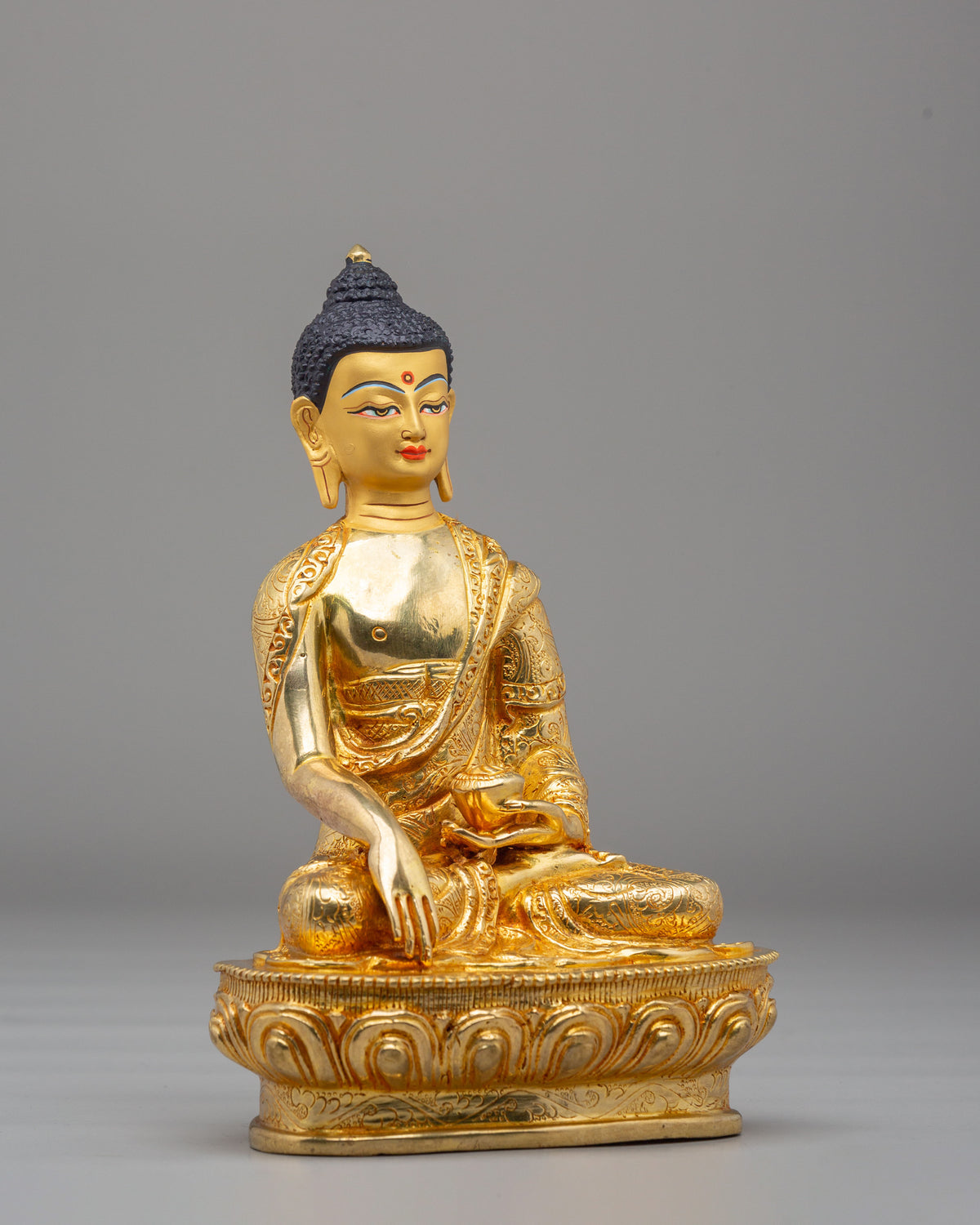 Tibetan Namo Shakyamuni Buddha Statue | Spiritual Home Decor