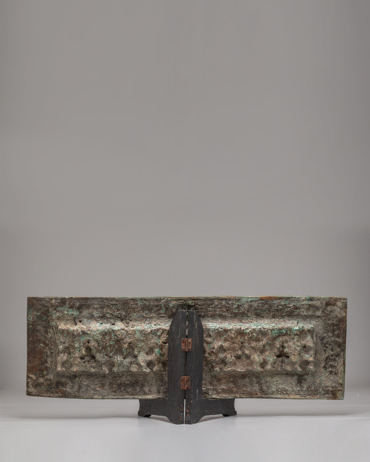 Handcrafted Buddhist Home Decor With Stand | Five Buddha Copper Panel