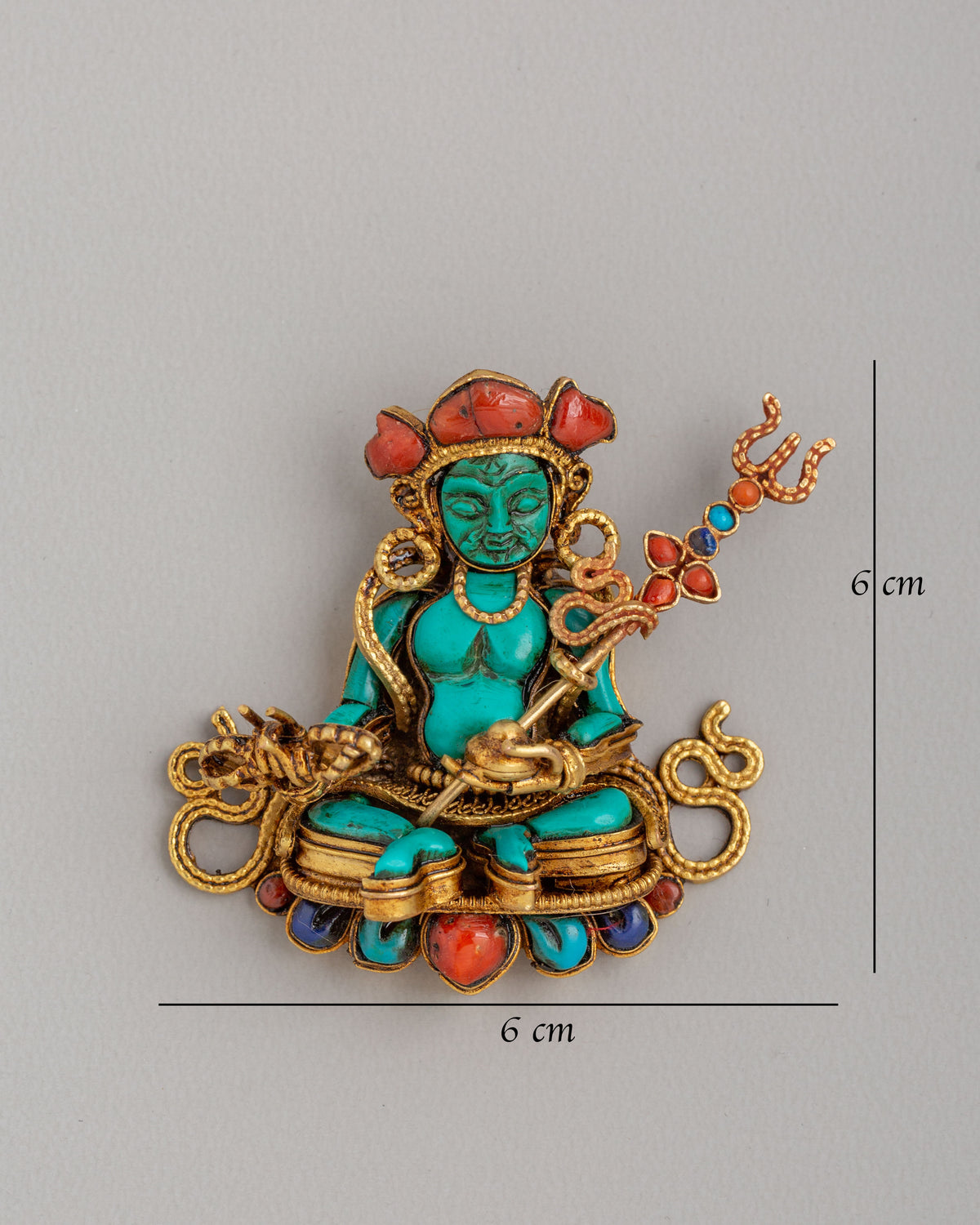 Buddhist Guru Rinpoche Locket | Padmasambhava Tibetan Sacred Pendant